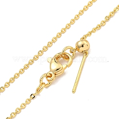 女性用真鍮アズキチェーンネックレス  18KGP本金メッキ  17.60インチ（44.7cm）&nbsp;NJEW-G084-10G