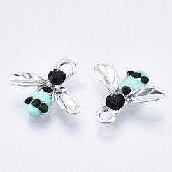 Alloy Enamel Pendants&nbsp;PALLOY-T056-49B