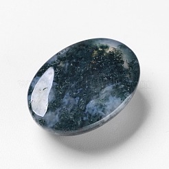 Natural Moss Agate Cabochons&nbsp;X-G-F296-09-18x25mm