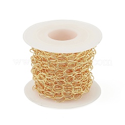 Brass Oval Link Chains&nbsp;CHC-M025-06G
