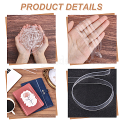 Transparent TPU Rubber Binding Band&nbsp;AJEW-NB0008-13A