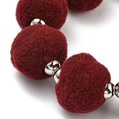 Phone Lanyard Universal Plush Ball Wrist Lanyard&nbsp;LS-HJEW-Q011-01C-P