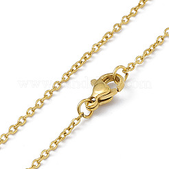 女性用304ステンレスジュエリーセット  ペンダントネックレスやスタッドのピアス  デイジー  ゴールドカラー  17.52インチ（44.5cm）  9.5mm  ピン：0.6mm&nbsp;SJEW-F219-07G