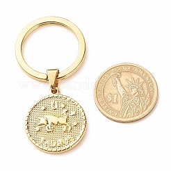 304 Stainless Steel Pendants Keychain&nbsp;KEYC-JKC00314-11