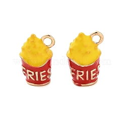 Alloy Enamel Pendants&nbsp;PALLOY-R155-01G-M