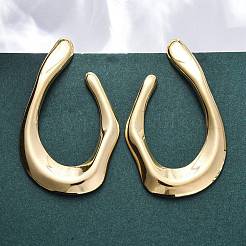 304 Stainless Steel Teardrop Stud Earrings&nbsp;EJEW-B108-13G