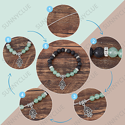 DIY Yoga Bracelet Making Kit&nbsp;DIY-SC0019-29