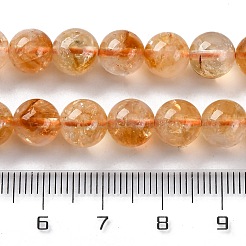 Heated Natural Citrine Bead Strands&nbsp;G-P466-01C-01