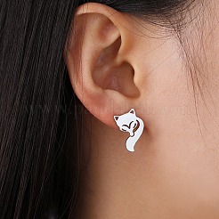 Non-Tarnish 304 Stainless Steel Stud Earrings&nbsp;EJEW-H095-01P