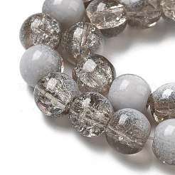 Crackle Glass Beads Strands&nbsp;GLAA-U001-8mm-06