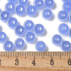 Imitation Jade & Luster Glass Seed Beads&nbsp;SEED-E001-J3x6mm-A02