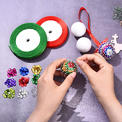 DIY Christmas Sequin Foam Ball Decorations&nbsp;DIY-YW0017-94