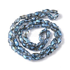 Transparent Electroplate Glass Beads Strands&nbsp;EGLA-F157-FR05