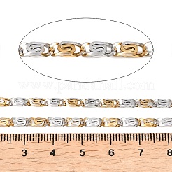 Two Tone 304 Stainless Steel Lumachina Chains&nbsp;CHS-P028-01A