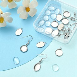 DIY Blank Dome Dangle Earrings Making Kit&nbsp;DIY-YW0002-03