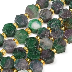 Dyed Natural Fuchsite Beads Strands&nbsp;G-F833-B04-01