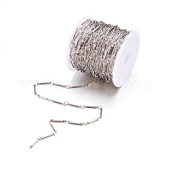 真鍮製のネックレス/ブレスレットのDIYキット  プラチナ  4~12x2~5x0.7~3mm  穴：1~2.8mm&nbsp;DIY-TA0011-05A