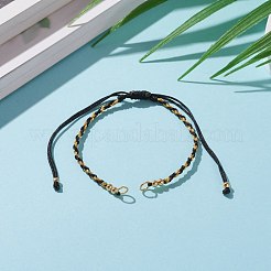 Adjustable Nylon Braided Cord Bracelet Making&nbsp;AJEW-JB00891-01