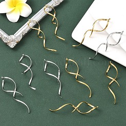 4Pcs 2 Colors Ion Plating(IP) 304 Stainless Steel Pendants&nbsp;STAS-YW0011-25
