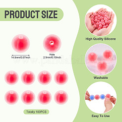 Silicone Beads&nbsp;SIL-TAC0013-16F