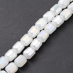 Imitation Jade Glass Beads Strands&nbsp;EGLA-K015-04D