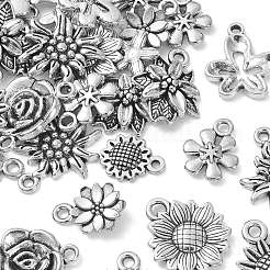 Sunflower Tibetan Style Alloy Pendants&nbsp;TIBEP-CJ0001-09-RS
