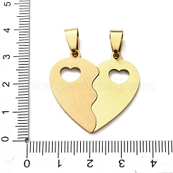 201 Stainless Steel Split Pendants&nbsp;STAS-F368-08G