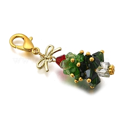 Alloy Glass Pendant Decorations&nbsp;HJEW-JM04107-03