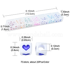 175Pcs 7 Colors White Opaque Acrylic Beads&nbsp;MACR-YW0002-02