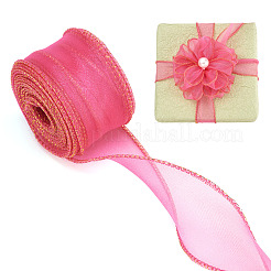 2 Rolls Polyester Mesh Ribbons&nbsp;SRIB-TA0003-42B