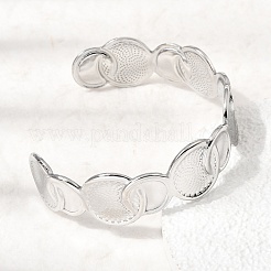 304 Stainless Steel Cuff Bangles for Women&nbsp;BJEW-T030-01P