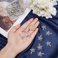 40Pcs Tibetan Style Alloy Pendants&nbsp;FIND-PH0002-59