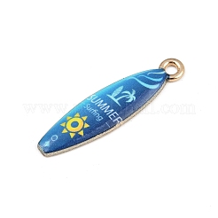 Summer Alloy Enamel Pendants&nbsp;ENAM-I067-01KCG-01