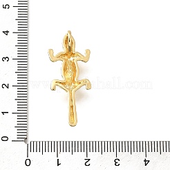 真鍮チャーム  カドミウムフリー＆鉛フリー  ヤモリ  18KGP本金メッキ  35x15x7mm  穴：4.5x2mm&nbsp;KK-B128-08G