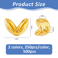 500Pcs 2 Colors Tibetan Style Alloy Beads&nbsp;FIND-FH0017-27B