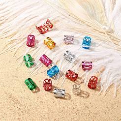 Aluminum Dreadlocks Beads Hair Decoration&nbsp;ALUM-R003-M-1
