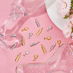 80Pcs 4 Style Alloy Cabochon&nbsp;MRMJ-GO0002-02