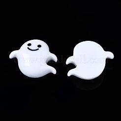 樹脂カボション  ゴースト  ハロウィン  ホワイト  22x25x7mm&nbsp;CRES-T010-103A