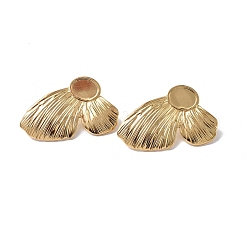 Ion Plating(IP) 304 Stainless Steel Stud Earring Findings&nbsp;STAS-F286-06A-G