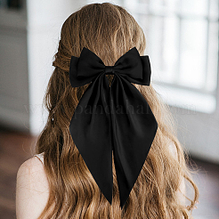 Cloth Big Bowknot Hair Barrettes&nbsp;AJEW-CP0008-41A-02