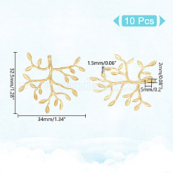 10Pcs Brass Pendants&nbsp;KK-NB0003-76