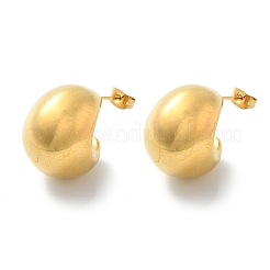 304 Stainless Steel Stud Earrings for Women&nbsp;EJEW-U051-01G