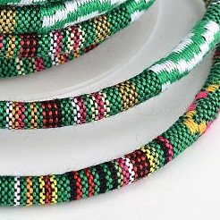 民族コードポリエステルコード  グリーン  7x5mm  10ヤード/ロール&nbsp;OCOR-M005-01
