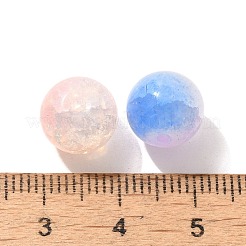 混合スタイルのガラスビーズ  ラウンド  ミックスカラー  8~10mm&nbsp;GLAA-XCP0012-02F