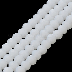 Imitation Jade Solid Color Glass Beads Strands&nbsp;X-EGLA-A034-J10mm-MD05