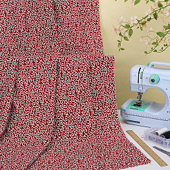 Printed Cloud Pattern Cotton Fabric&nbsp;AJEW-WH0314-975B