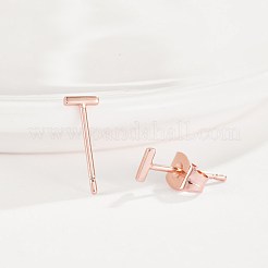 Brass Stud Earrings&nbsp;EJEW-BB35390-RG