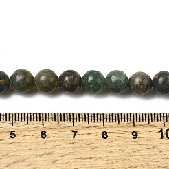天然のグリーンアパタイトビーズ連売り  ラウンド  8mm  穴：1.4mm  約47~49個/連  14.84''~15.83''（37.7~40.2センチメートル）&nbsp;G-K350-C04-8mm