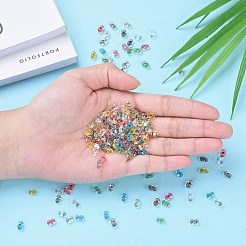チェコガラスビーズ  染め/ゴールドインレイカラー  骨の形状  ミックスカラー  6.5~7x4~4.5x3.2~3.5mm  穴：1.2mm  約357個〜363個/袋&nbsp;LAMP-D180-17