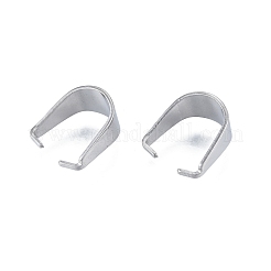 Non-Tarnish 304 Stainless Steel Snap on Bails&nbsp;STAS-B027-03P-02